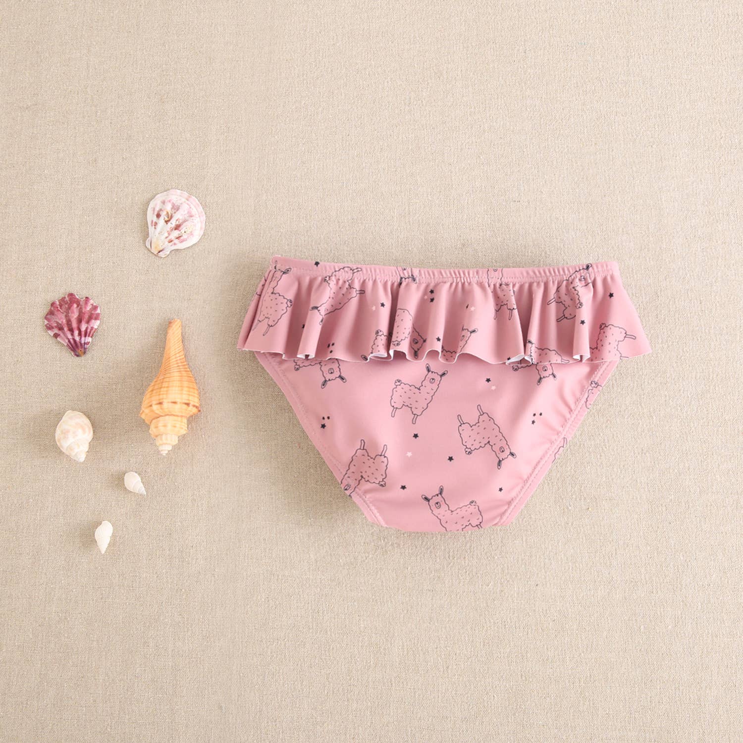 Dadati costume slip bimba lama rosa elasticizzato