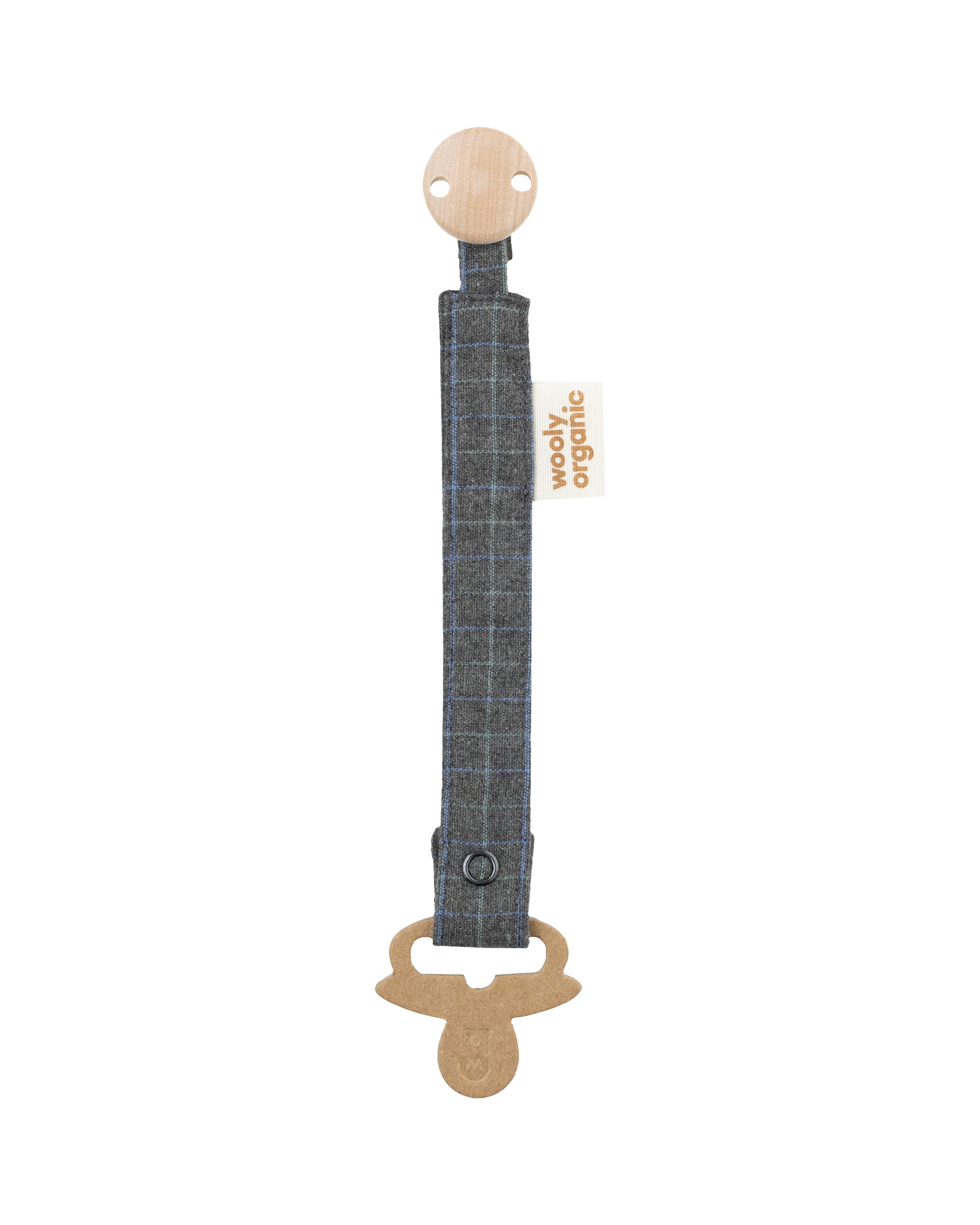 Woolly Organic Pacifier Clip AW26 catenella ciuccio Nordic Flora