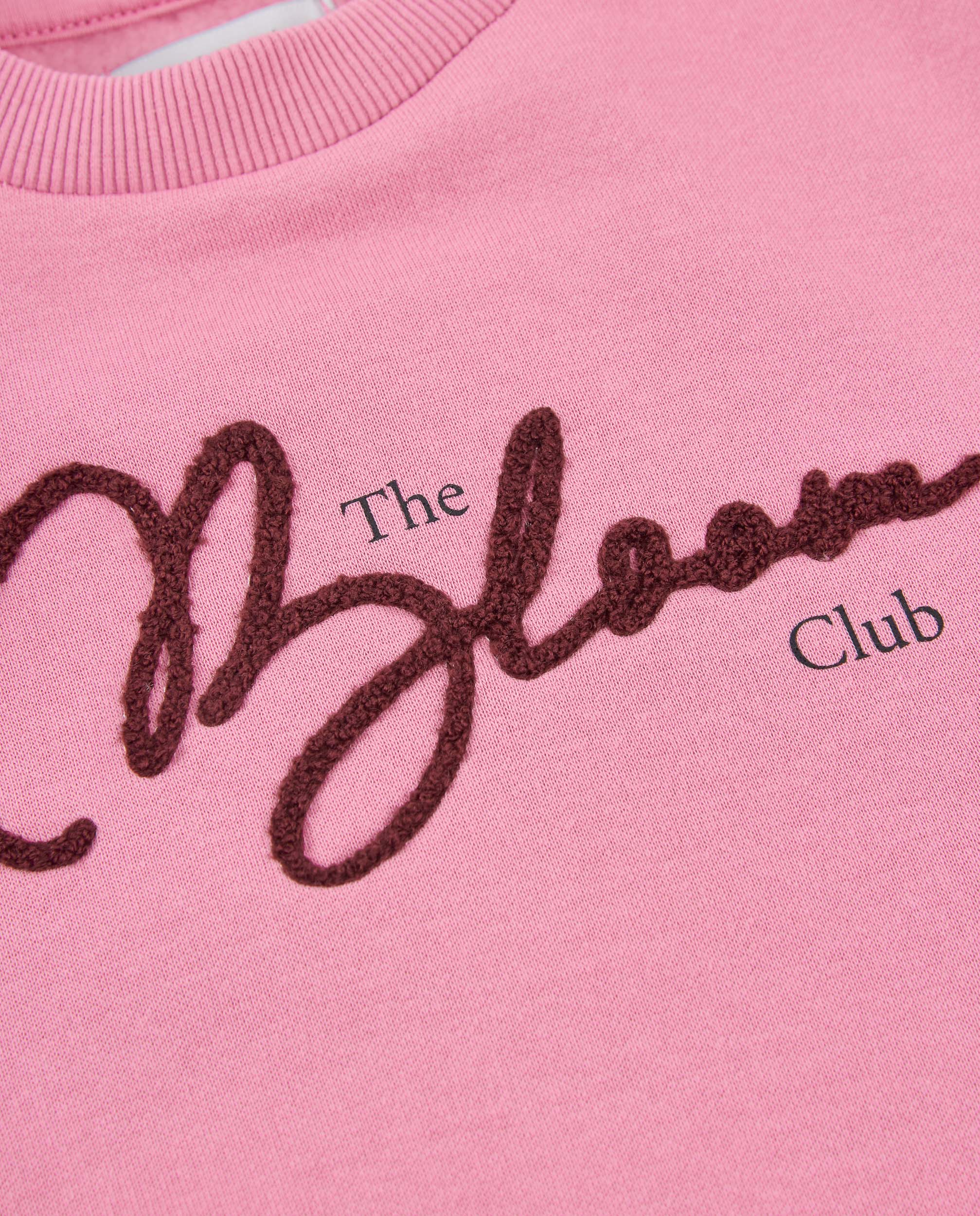 TucTuc Felpe felpa bambina rosa logo ricamato