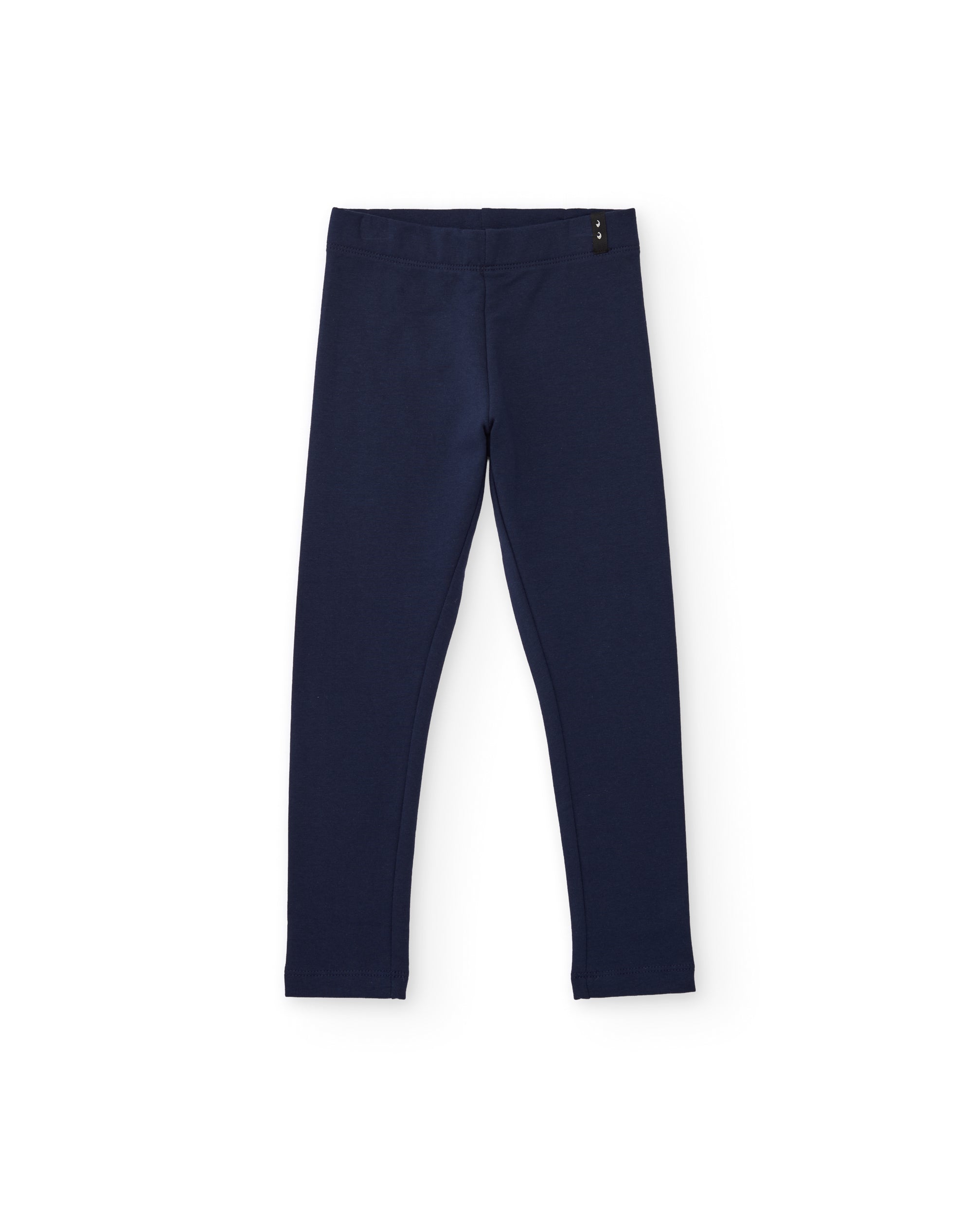 TucTuc Leggings legging bambina felpa blu marino