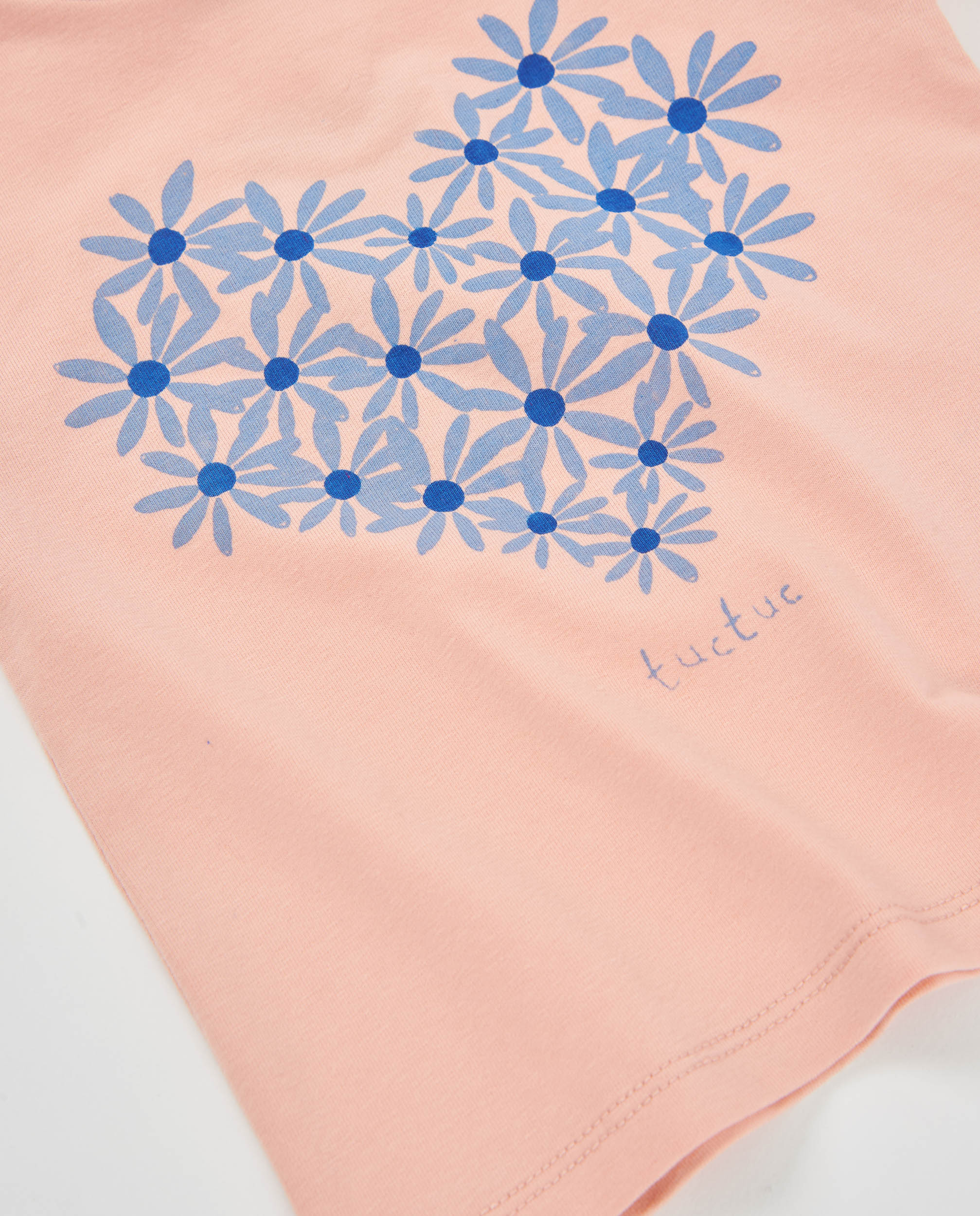 TucTuc Magliette Maglia Bambina Maniche Lunghe Rosa Chiaro