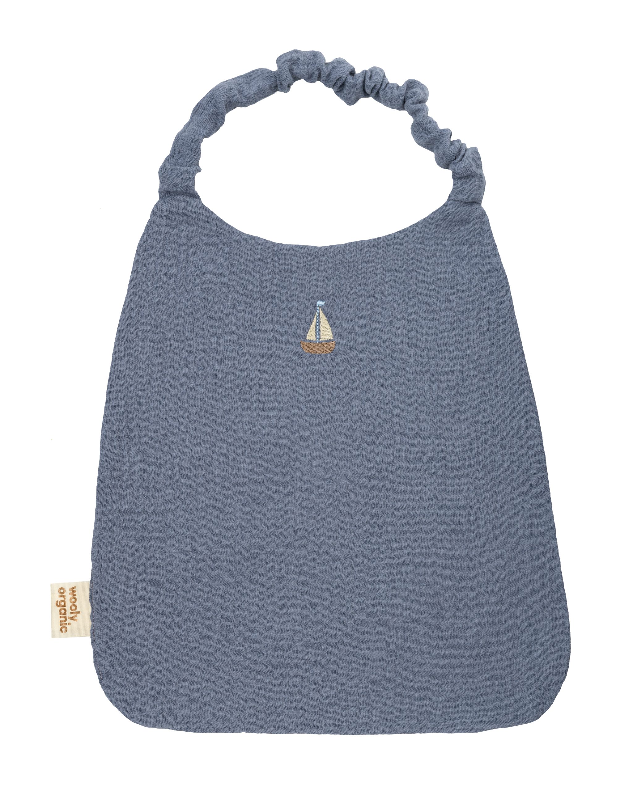 Woolly Organic Bavaglino neonato impermeabile mussola