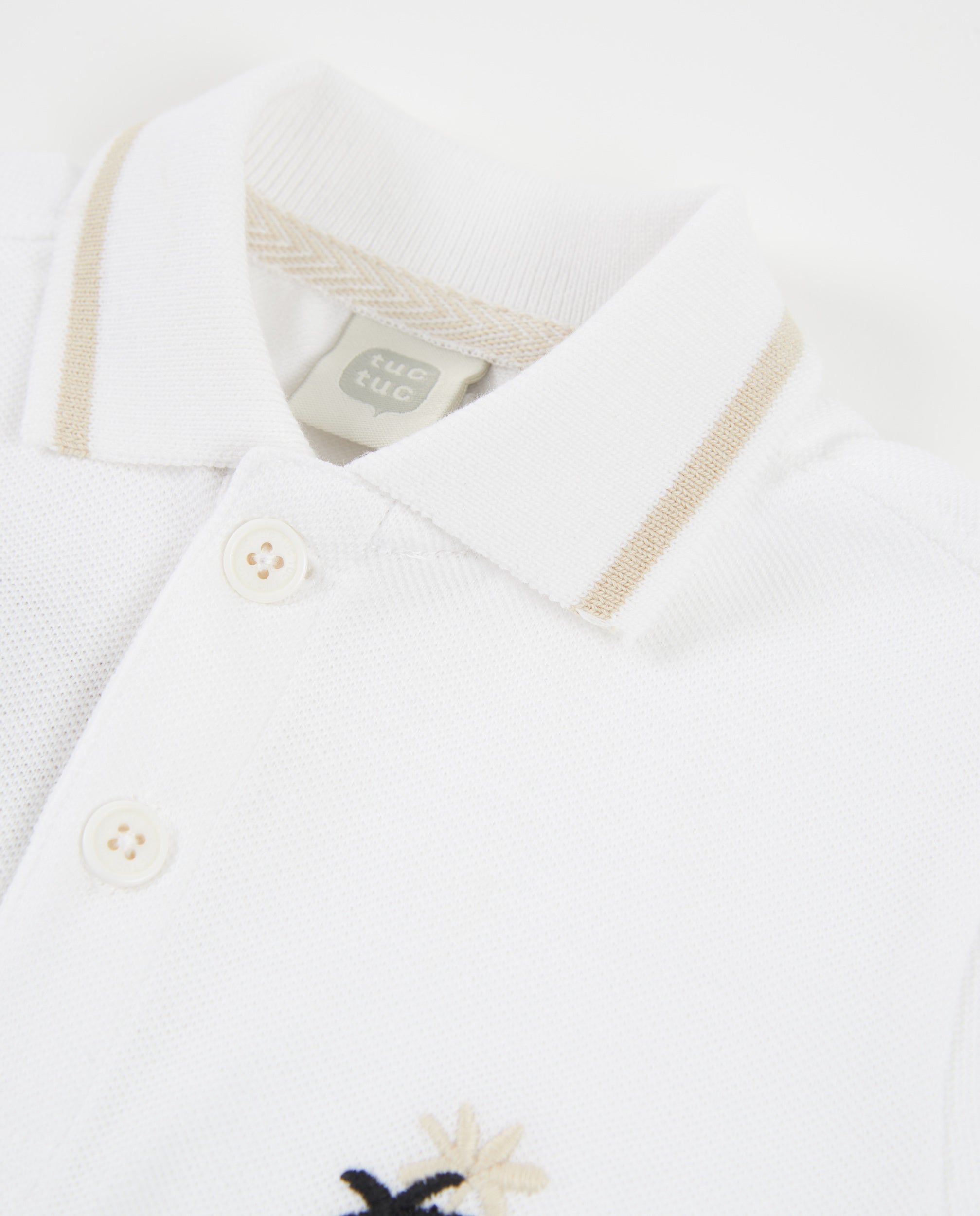 TucTuc Camicette polo maglia bimbo bianco 12 mesi