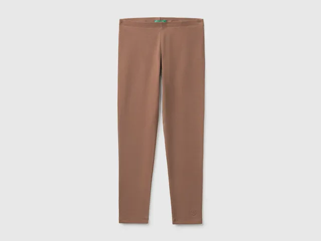 United Colors of Benetton Trousers Leggings cotone stretch logo