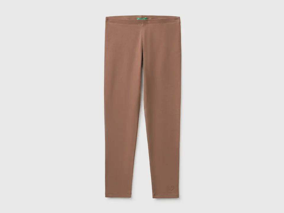 United Colors of Benetton Trousers Leggings cotone stretch logo