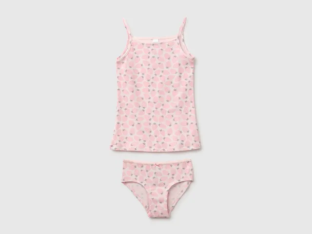 United Colors of Benetton Set intimo canotta slip cotone