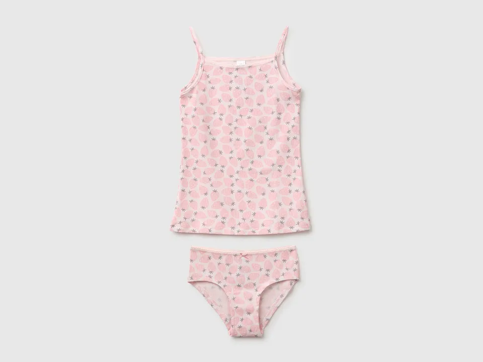 United Colors of Benetton Set intimo canotta slip cotone