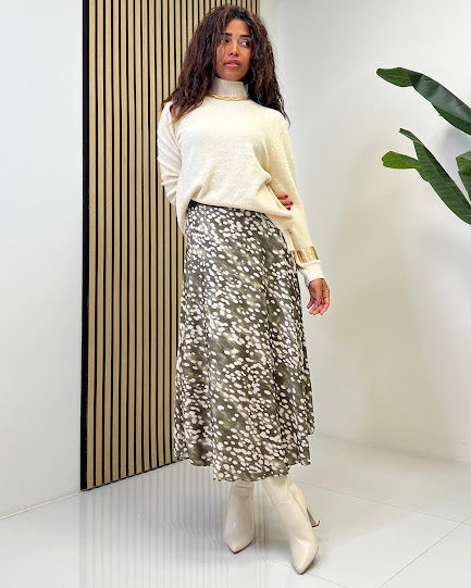 Sottosopra PV84229 pullover lupetto lurex beige taglia unica