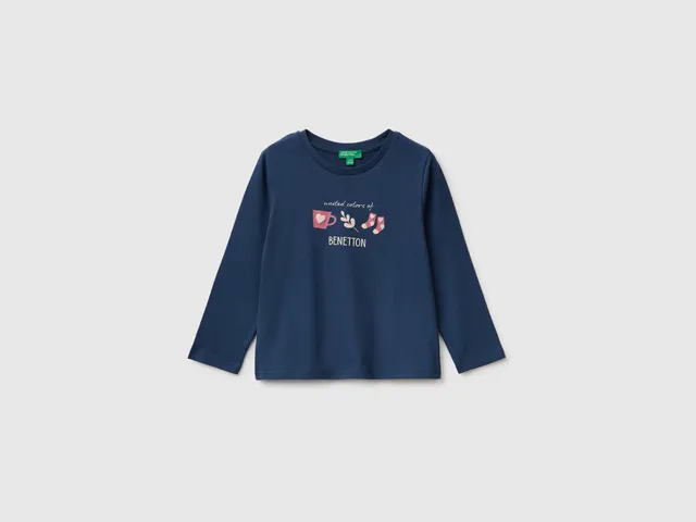 United Colors of Benetton T-Shirts Maglia cotone organico 104