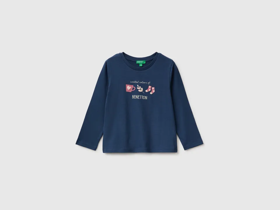 United Colors of Benetton T-Shirts Maglia cotone organico 104