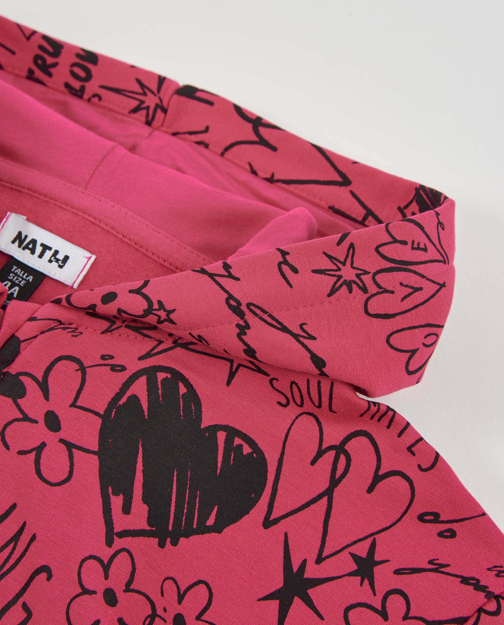 TucTuc Felpe Felpa Bambina Fucsia Cappuccio Zip