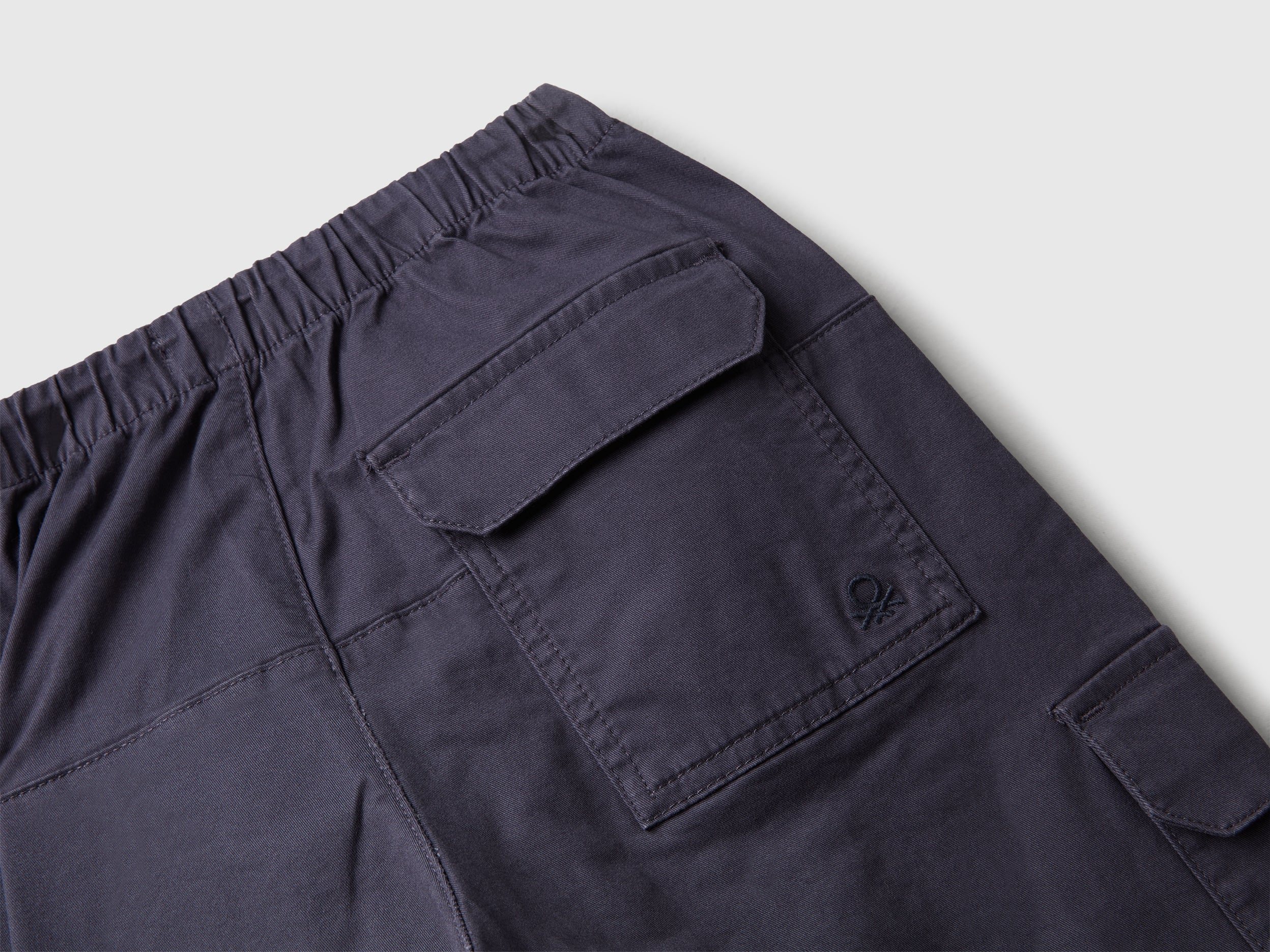 United Colors of Benetton Pantaloni paracadute cotone elasticizzato L