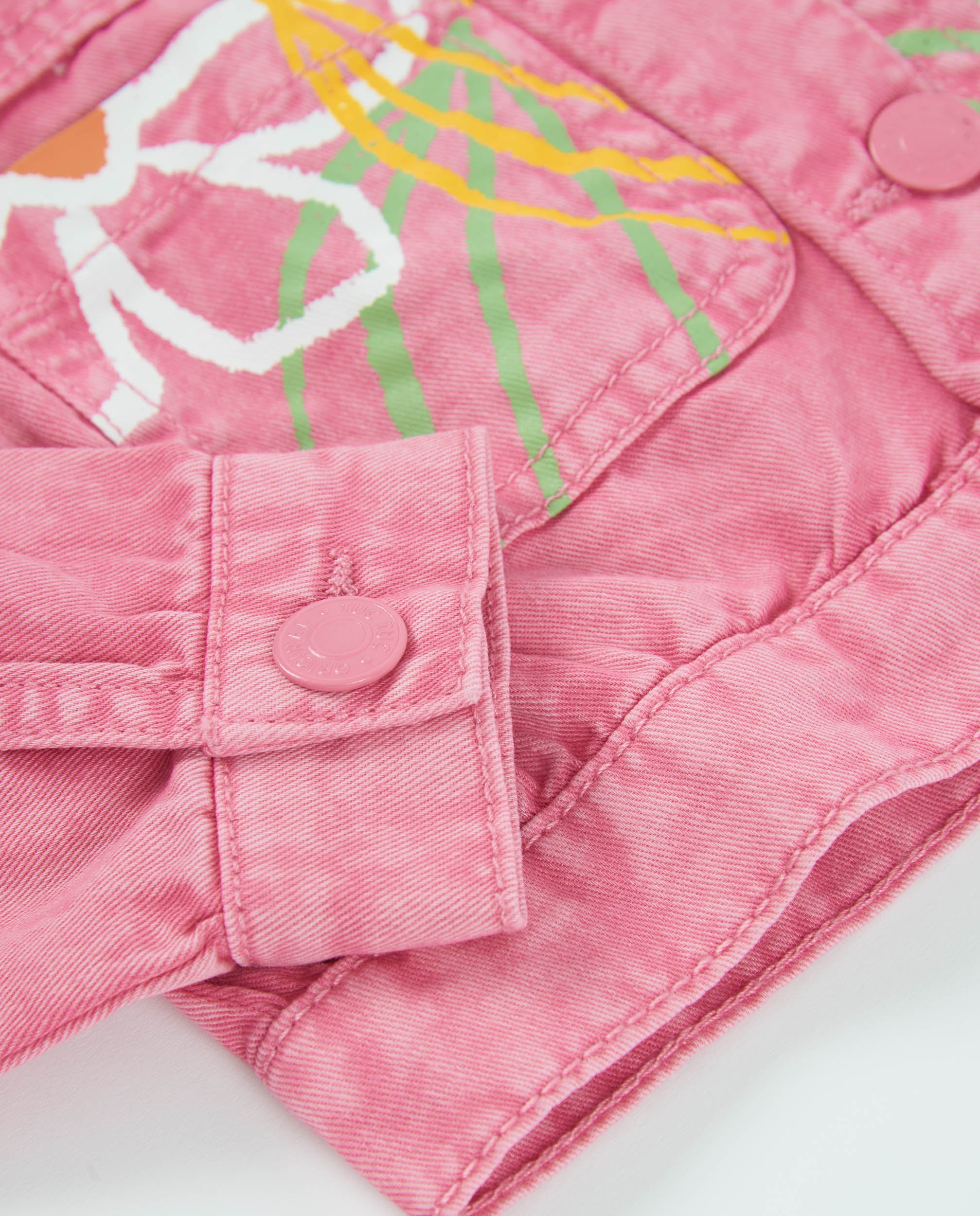 TucTuc Giacche Denim Morbido Rosa Bambina