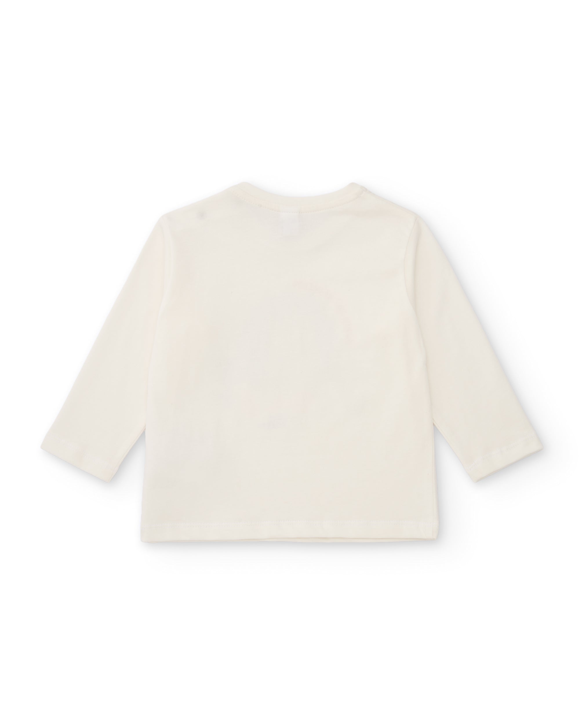 TucTuc Magliette maglia bambina bianco riccio manica lunga