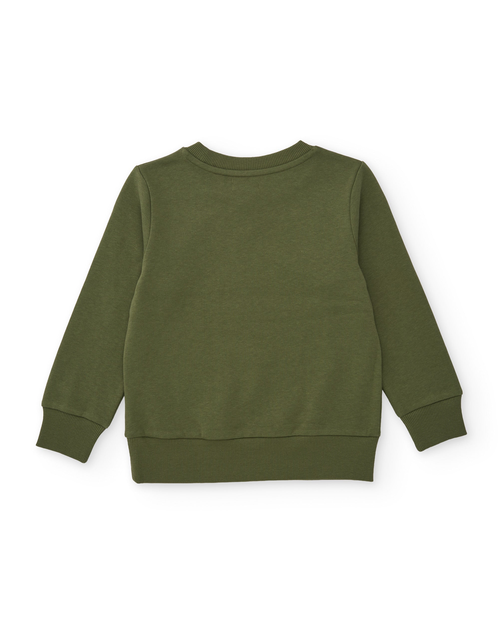 TucTuc Felpe Felpa Cotone Bambino Verde Oliva Skyline