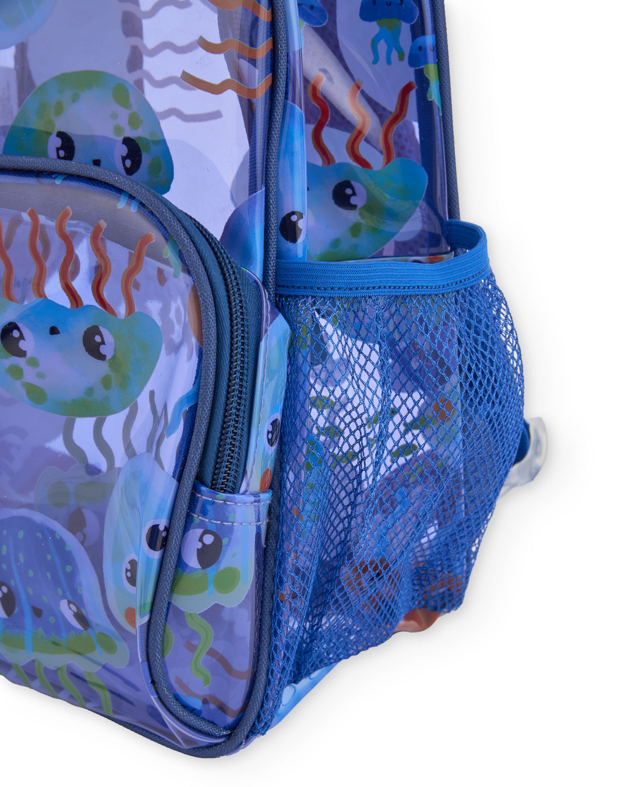 TucTuc Zaino Bambino Blu Meduse con Tasca Zip