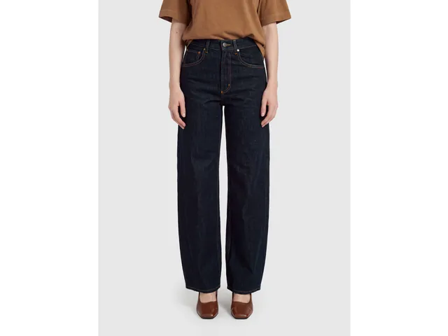 Benetton Jeans 4MJXNE006_901 jeans larghi cotone rinse