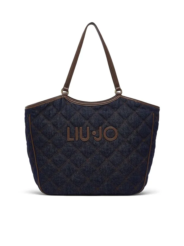 Liu Jo Borse Tote 00770 Denim Matelassé T_U_ Grande