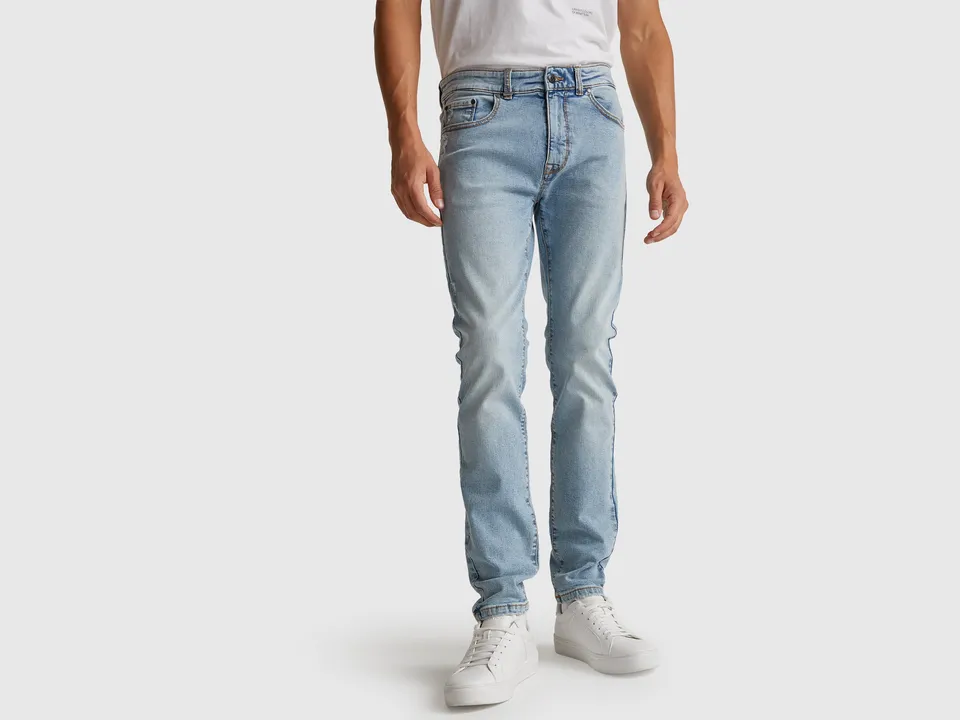 United Colors of Benetton Jeans Skinny Fit 32 Cotone Riciclato