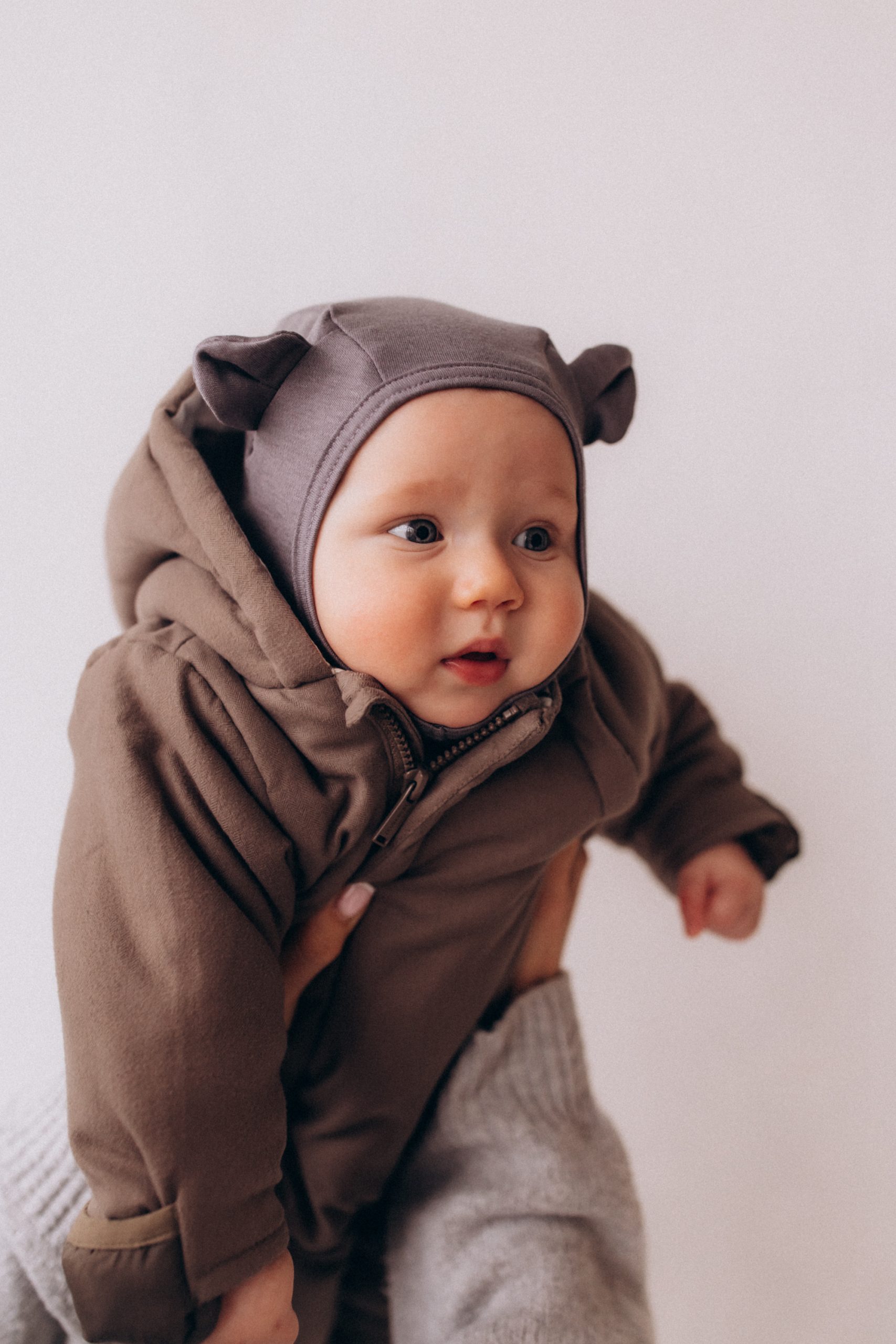 Woolly Organic Balaclava Teddy passamontagna lyocell lana neonato