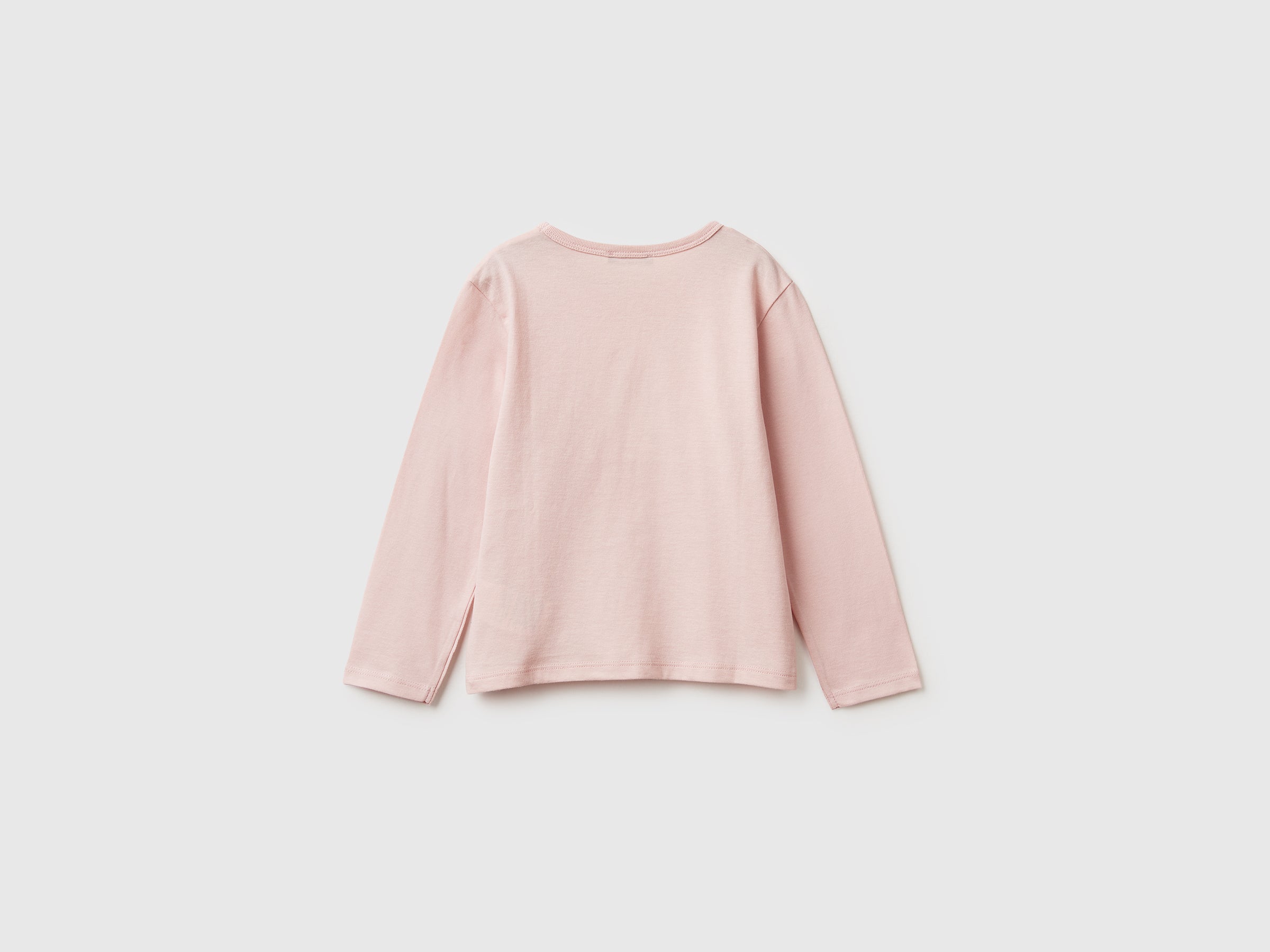 Benetton T-Shirts T-shirt stampa paillettes cotone bio taglia 104