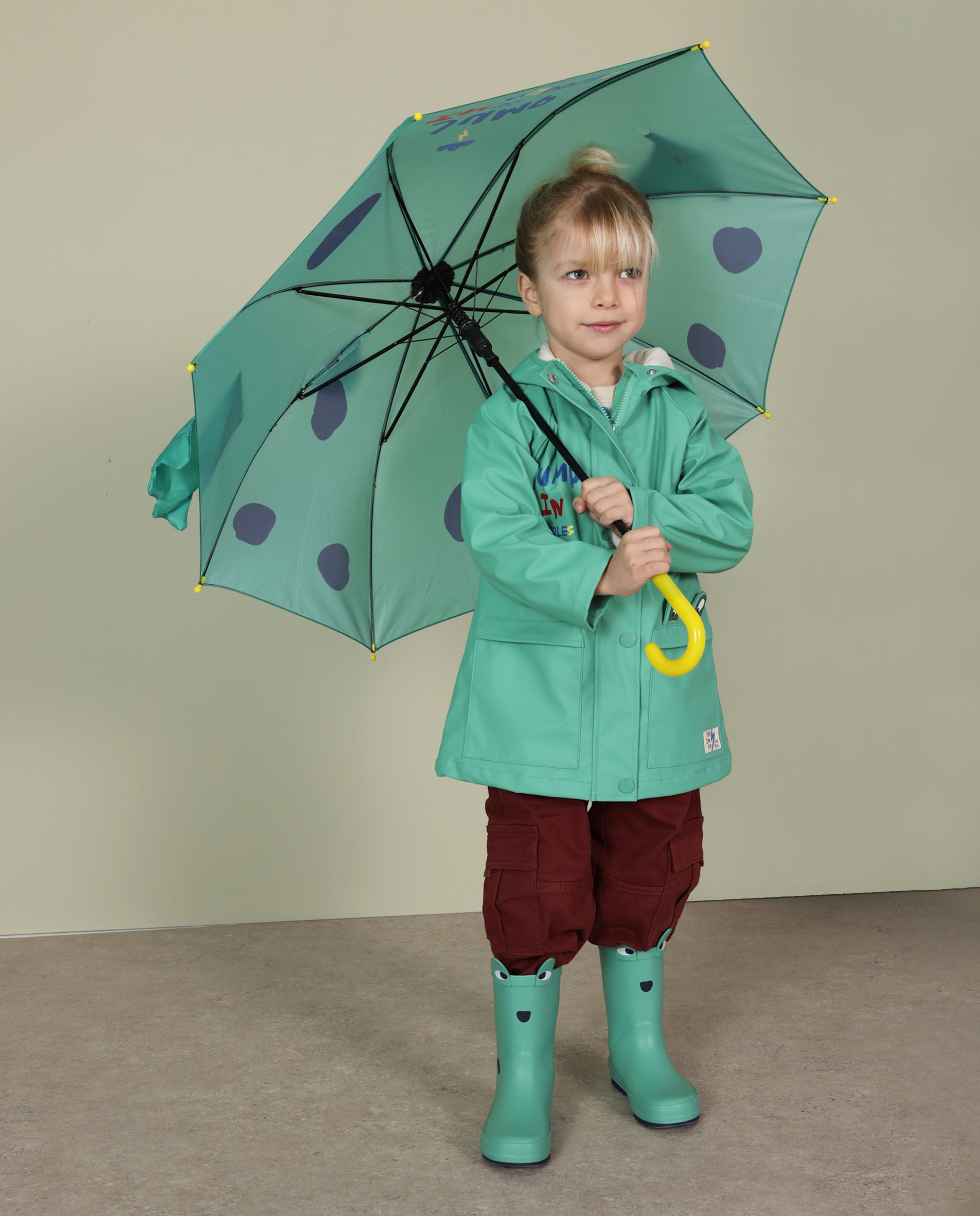 TucTuc Accessori Ombrello bambino verde automatico rana