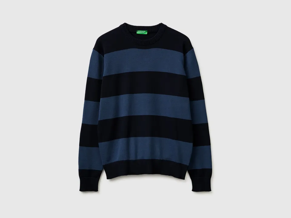 United Colors of Benetton Maglione Righe Cotone L
