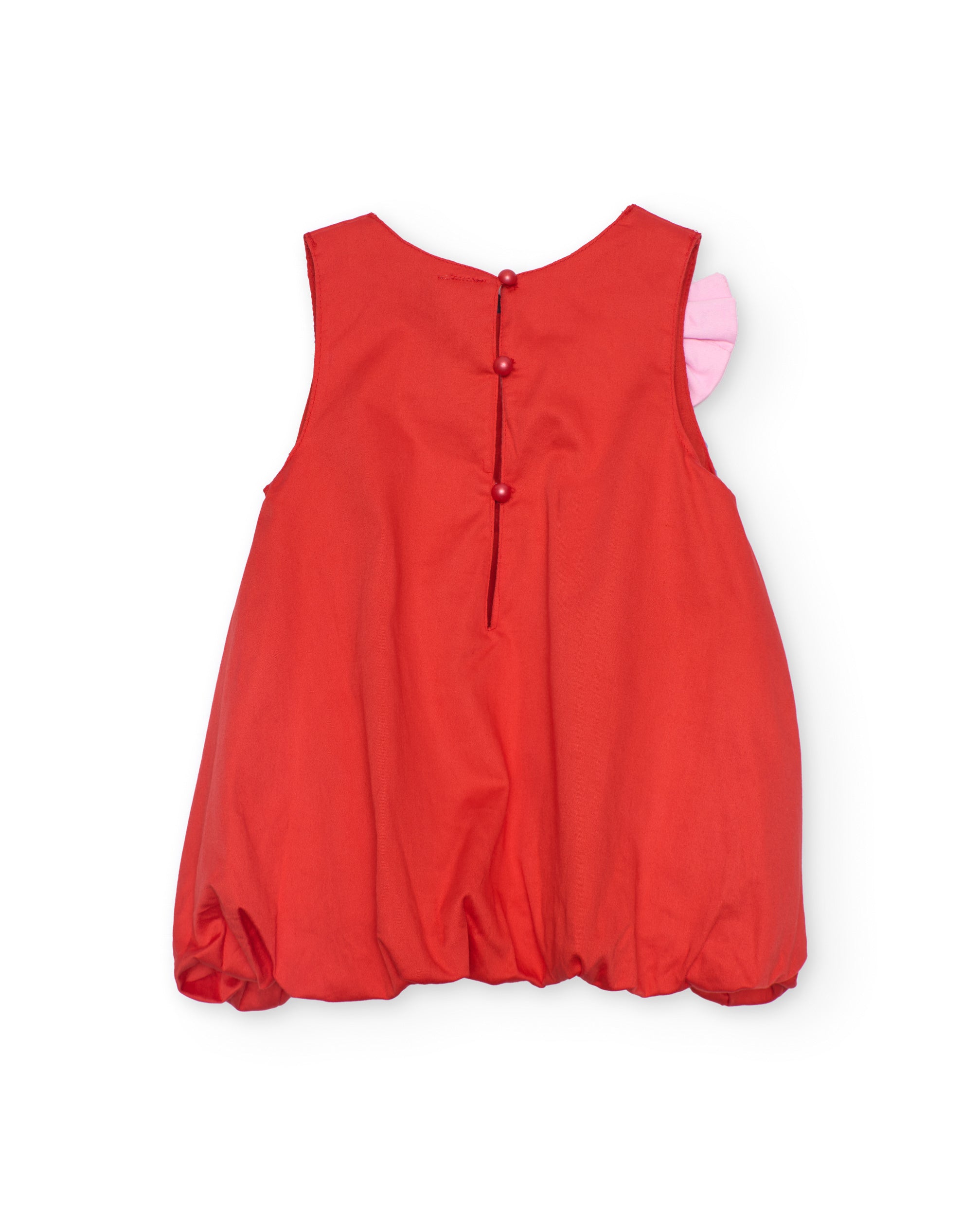 TucTuc Vestiti vestito bambina rosso fiocchi palloncino