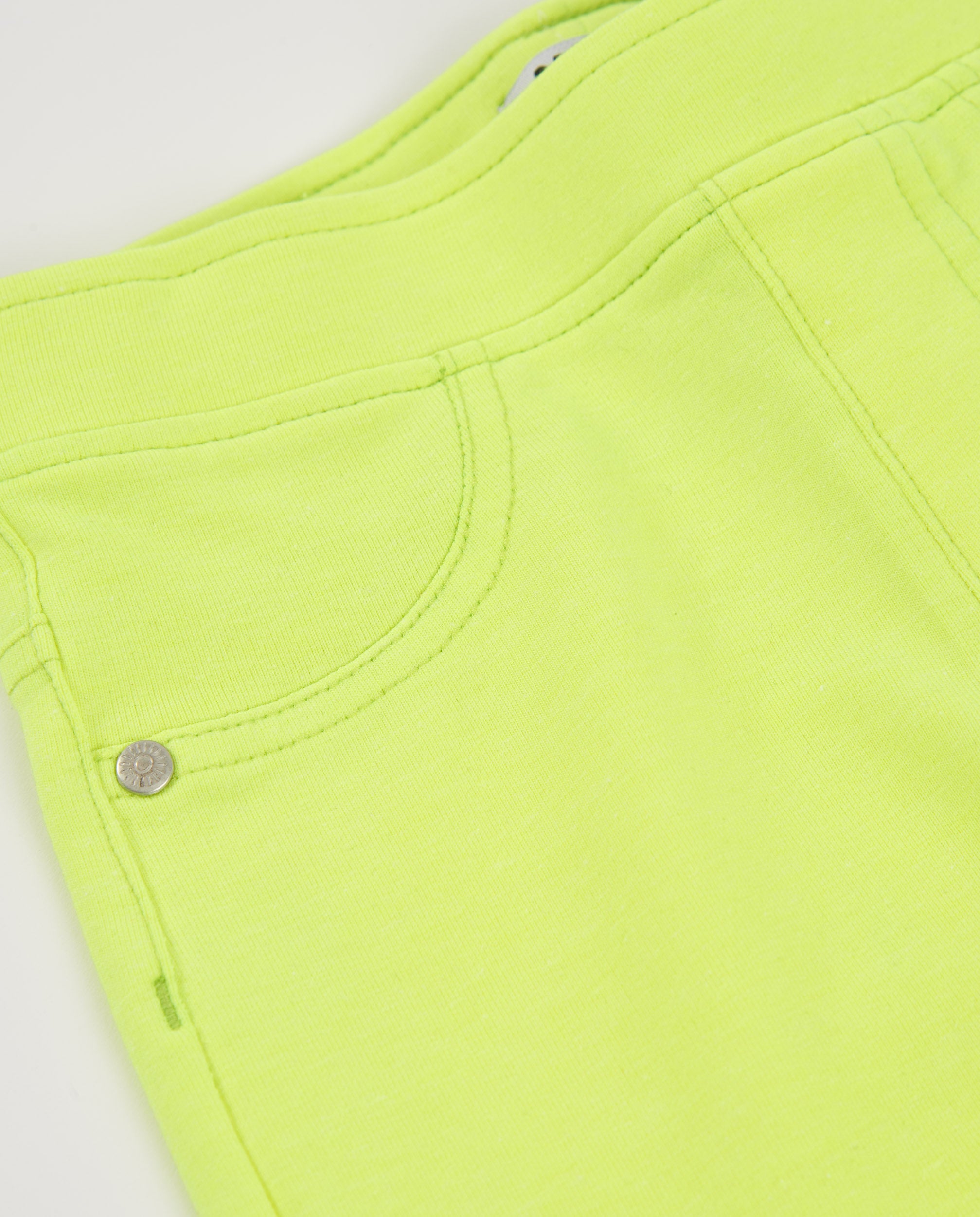 TucTuc Bermuda shorts bambina giallo vita elastica