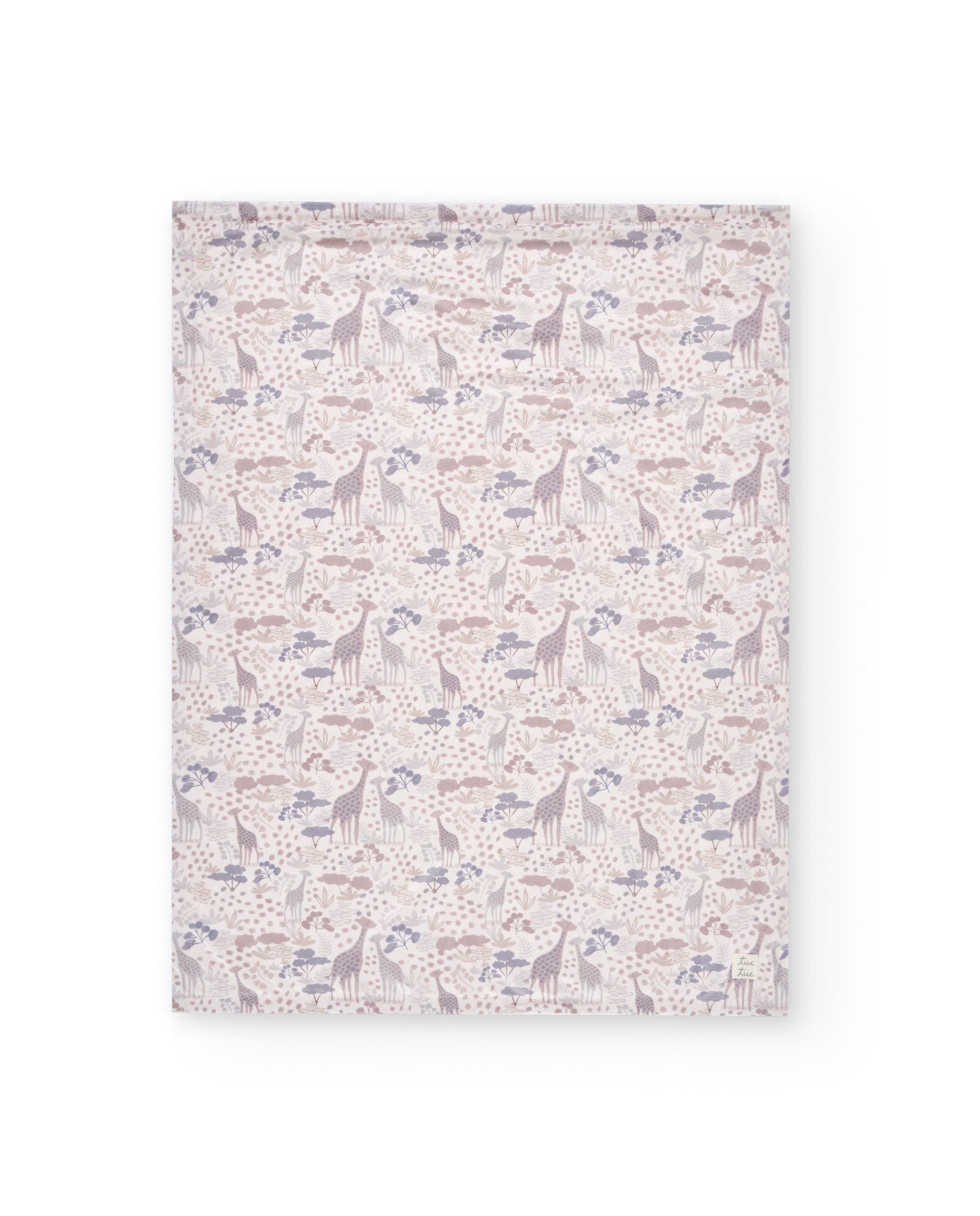 TucTuc Puericultura coperta neonato beige giraffe minky