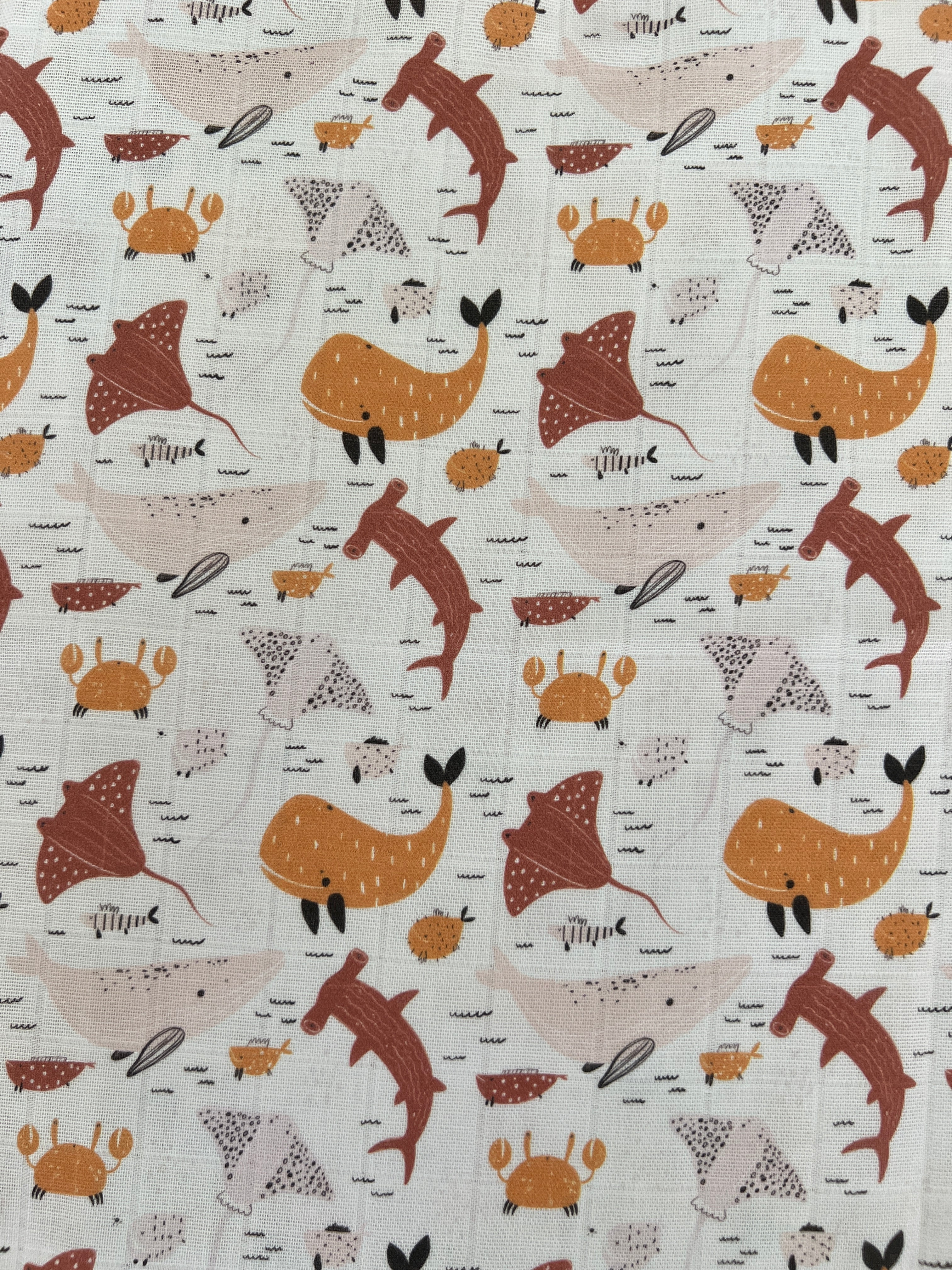 Kocarcia Kokopatik Poncho Mare Oceano Mussola Cotone 0-2 Anni