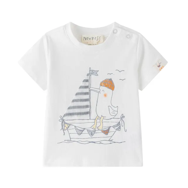 Newness T-shirt Barchetta Baby maglietta 74 cm cotone