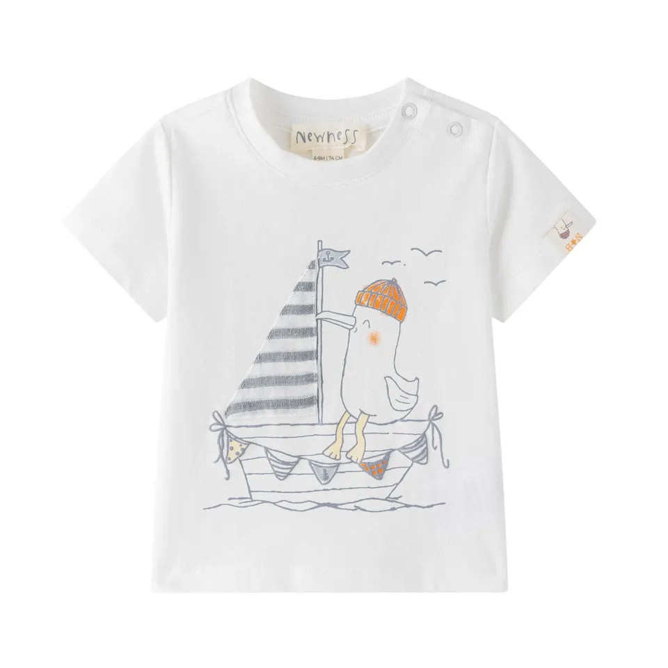 Newness T-shirt Barchetta Baby maglietta 74 cm cotone