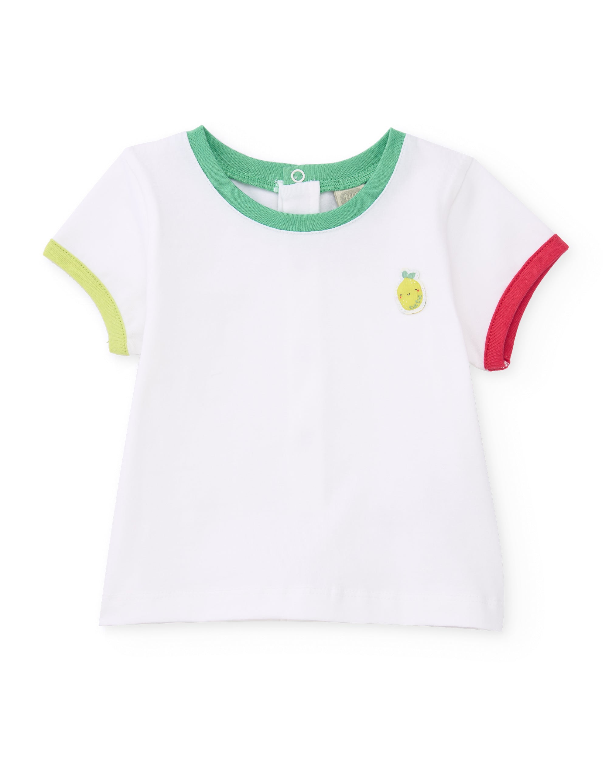 TucTuc Completi Neonato Rosso Salopette T-Shirt Cotone