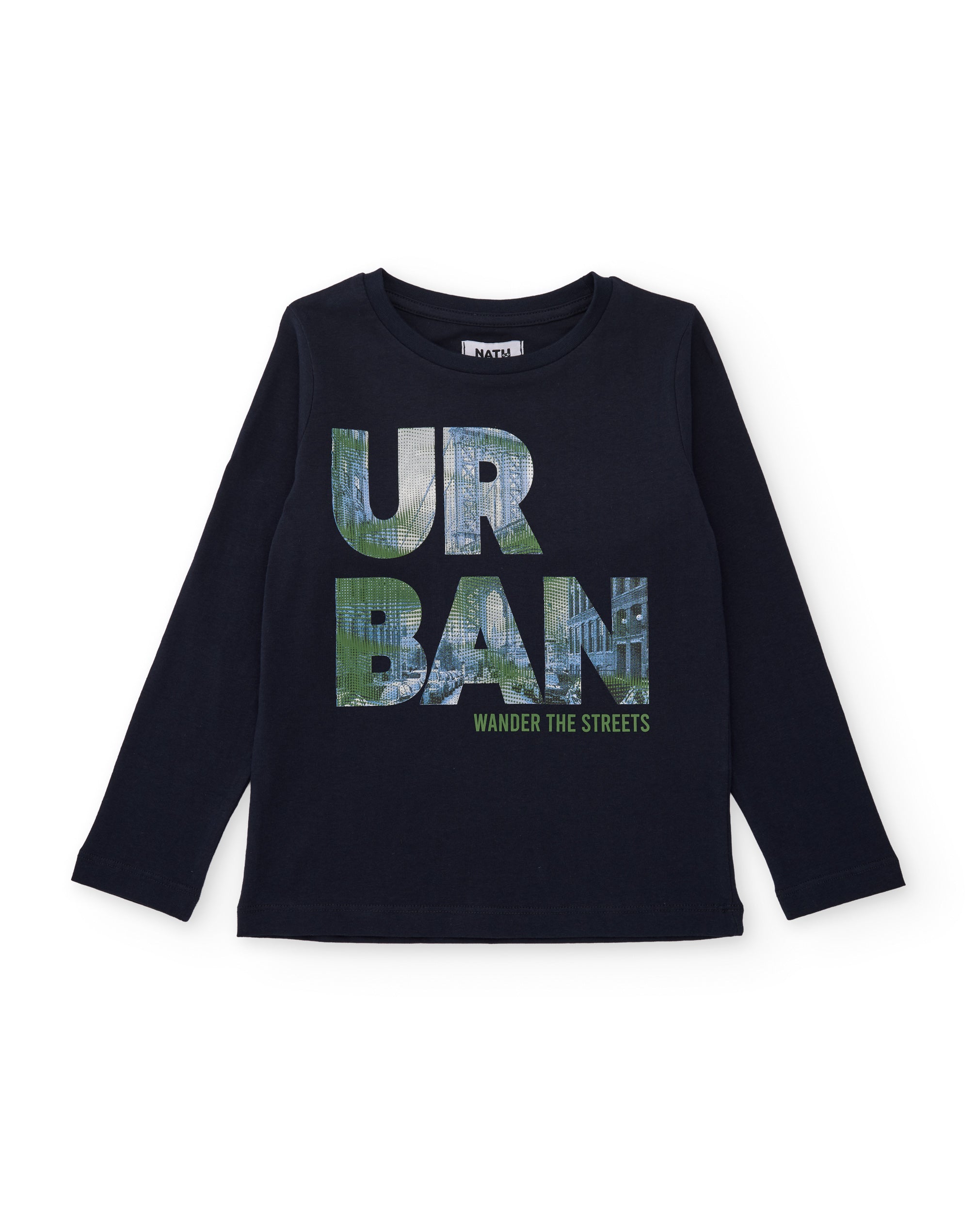TucTuc Completi Set Bambino Navy Urban Cotone 2 Pezzi