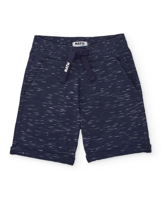 TucTuc Bermuda Pantaloncini Bambino Navy cotone elastico