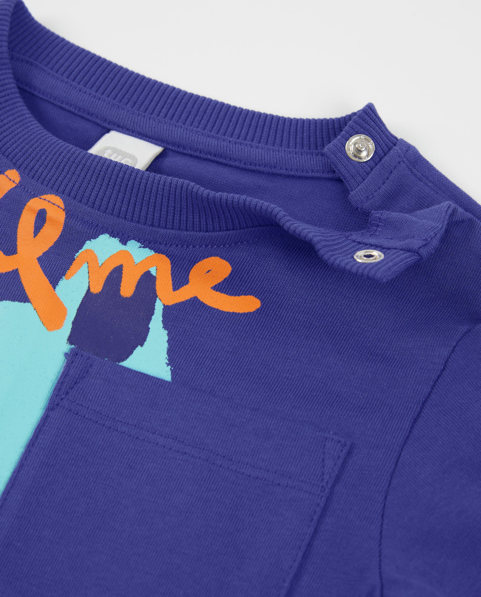 TucTuc Magliette t-shirt bambino lilla stampa frontale 4 anni