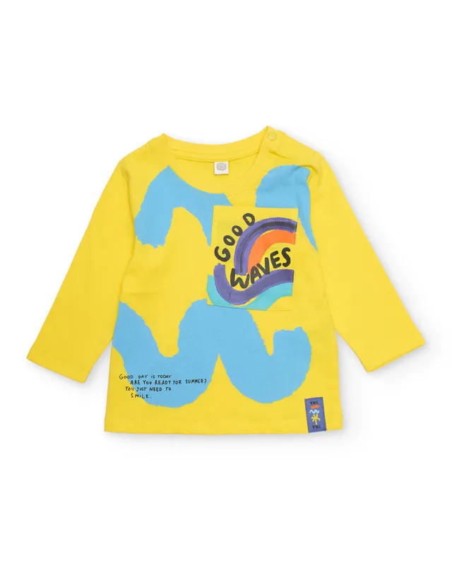 TucTuc Magliette T-shirt bambino taschino giallo cotone