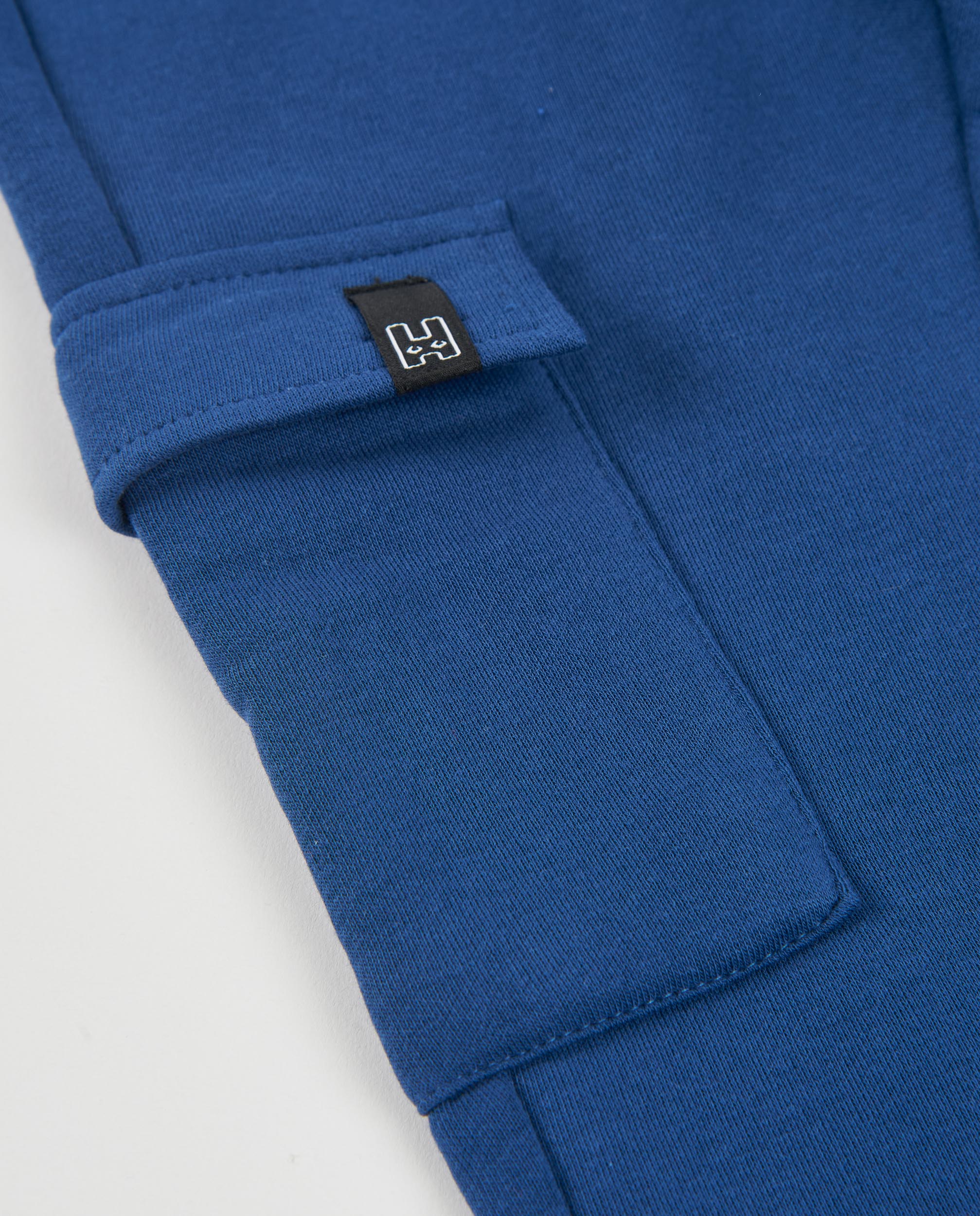 TucTuc Pantaloni felpa cargo bambino blu navy comodi