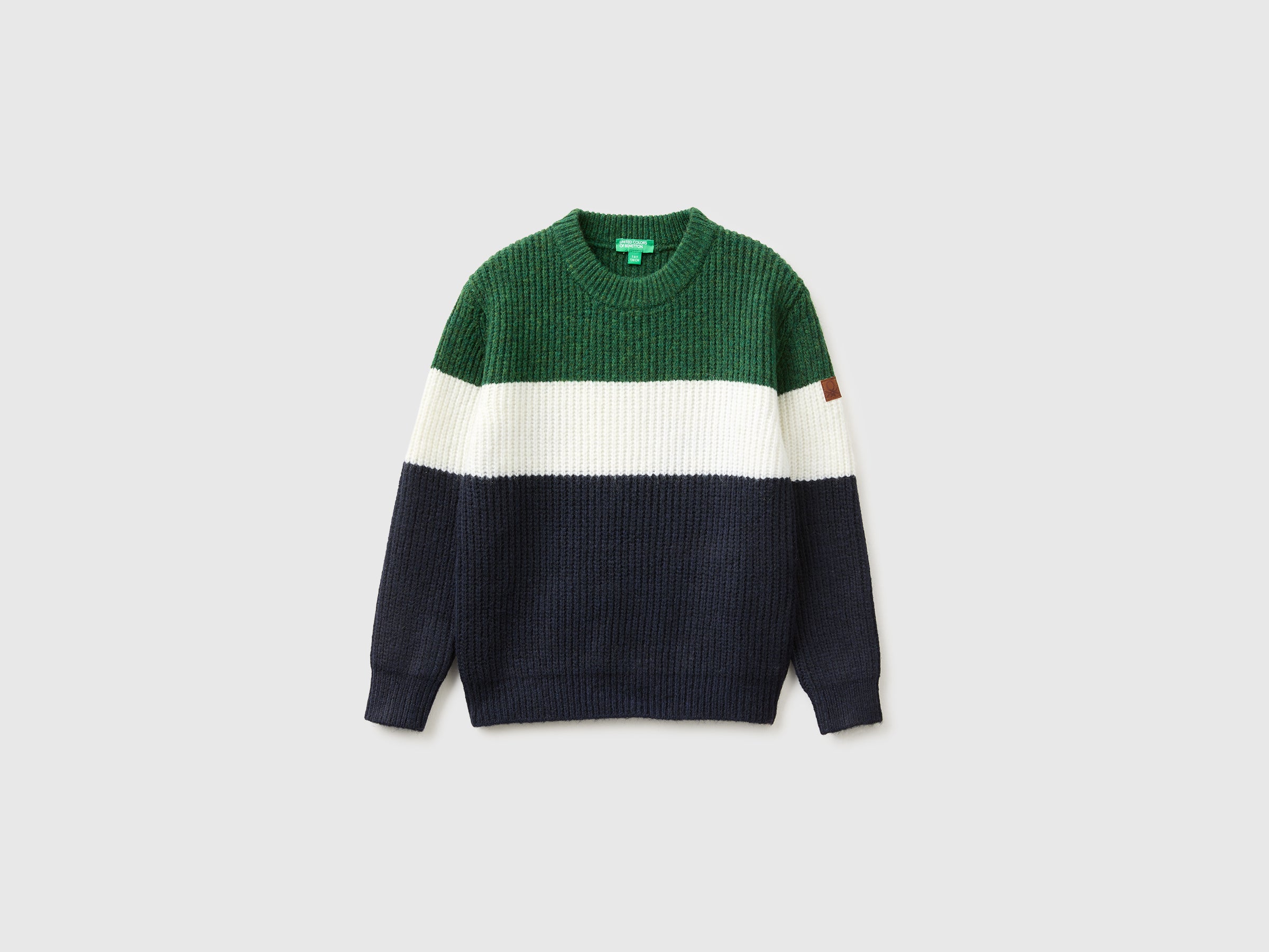 United Colors of Benetton maglione righe misto lana taglia M