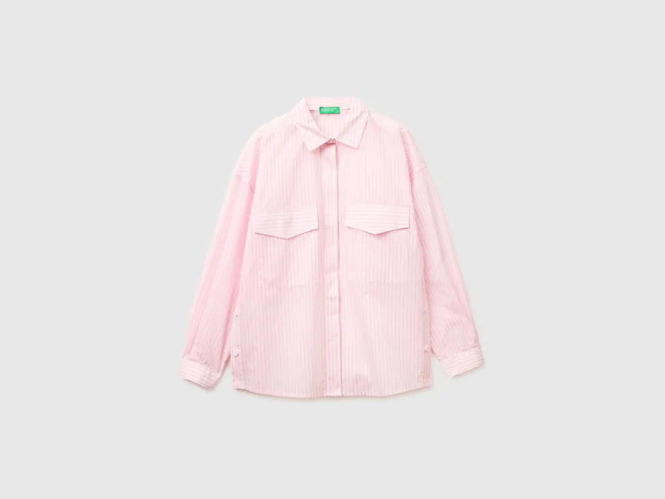 United Colors of Benetton Striped camicia righe cotone S