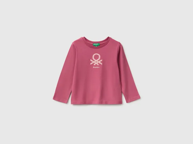 United Colors of Benetton Maglia Maniche Lunghe Cotone Bio 98