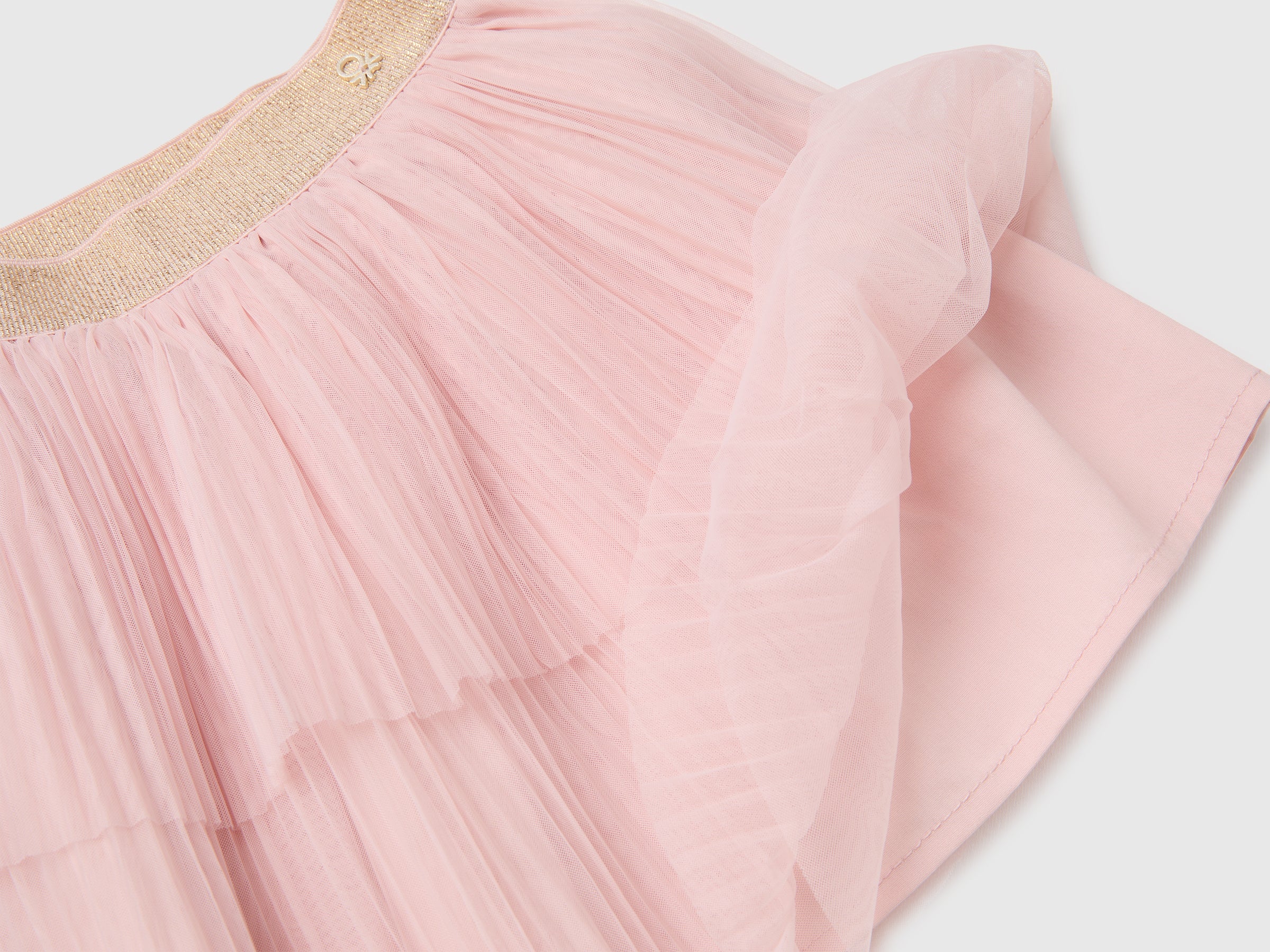 United Colors of Benetton Skirts gonna tulle plissettata lurex