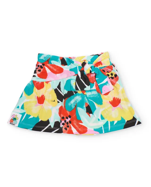 TucTuc Bermuda shorts bambina multicolore maglia fiori