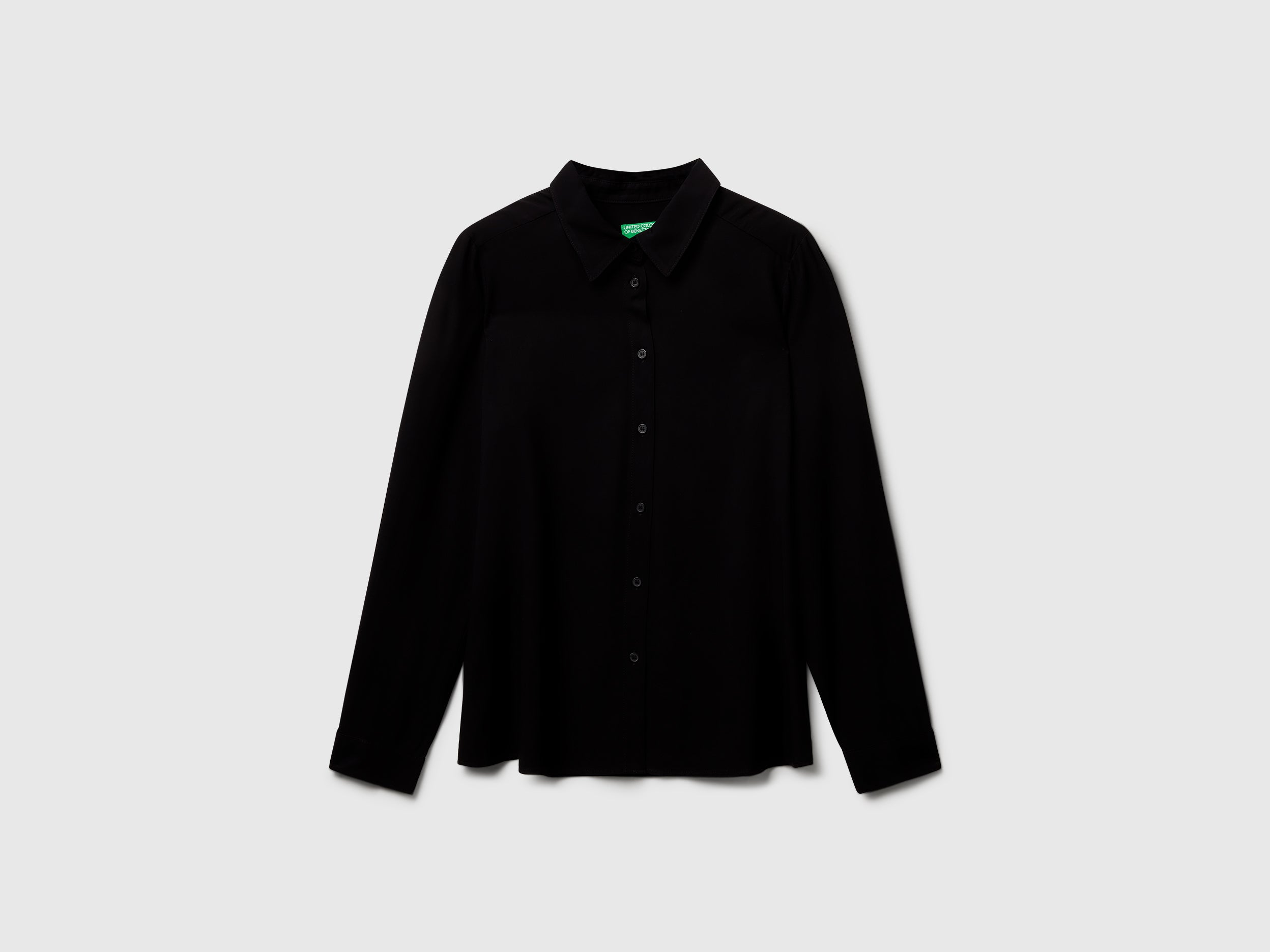 United Colors of Benetton Camicia Viscosa Ecovero Maniche Lunghe