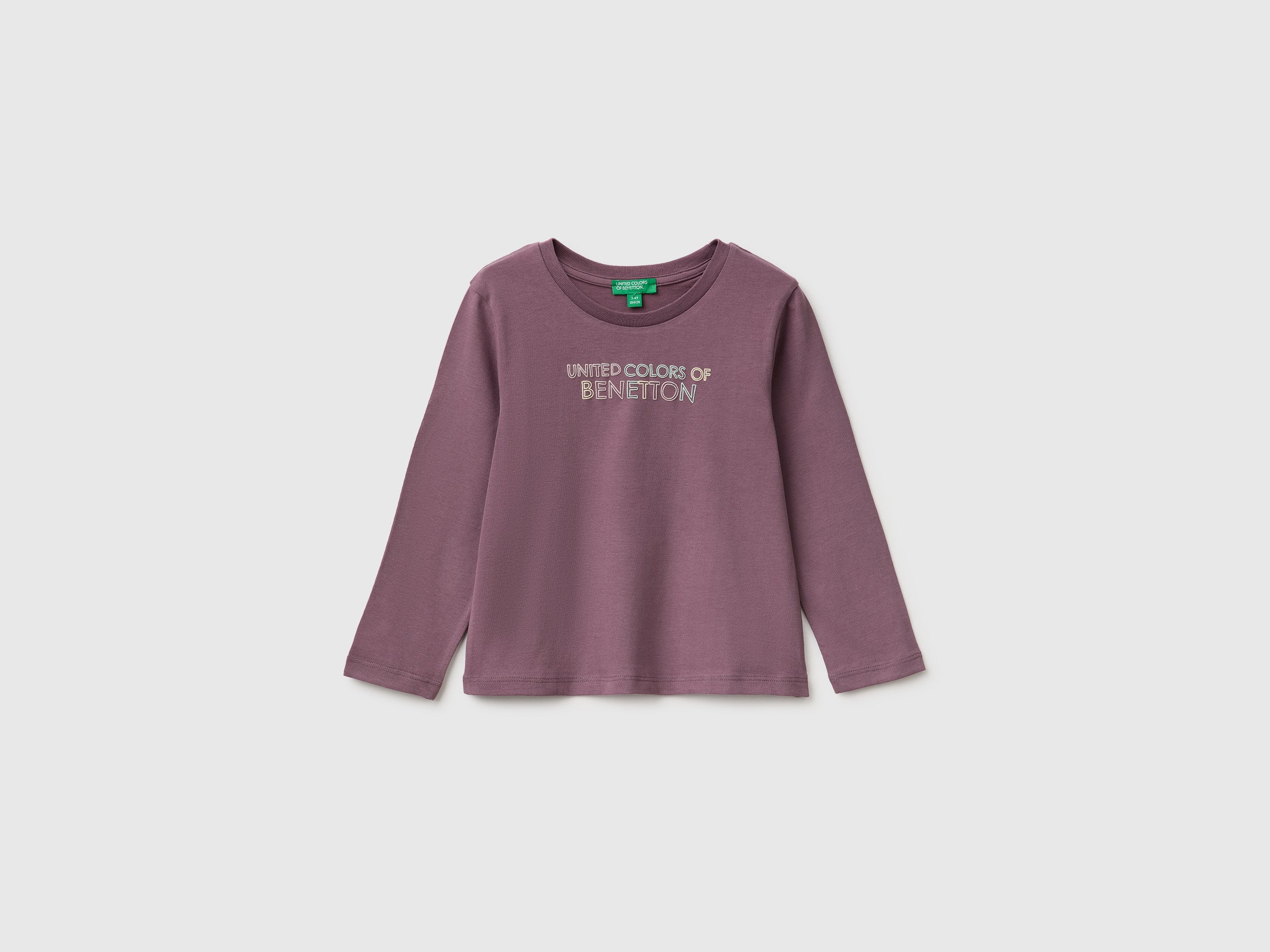 United Colors of Benetton T-Shirt Maglia Cotone Bio Bimbo Stampa