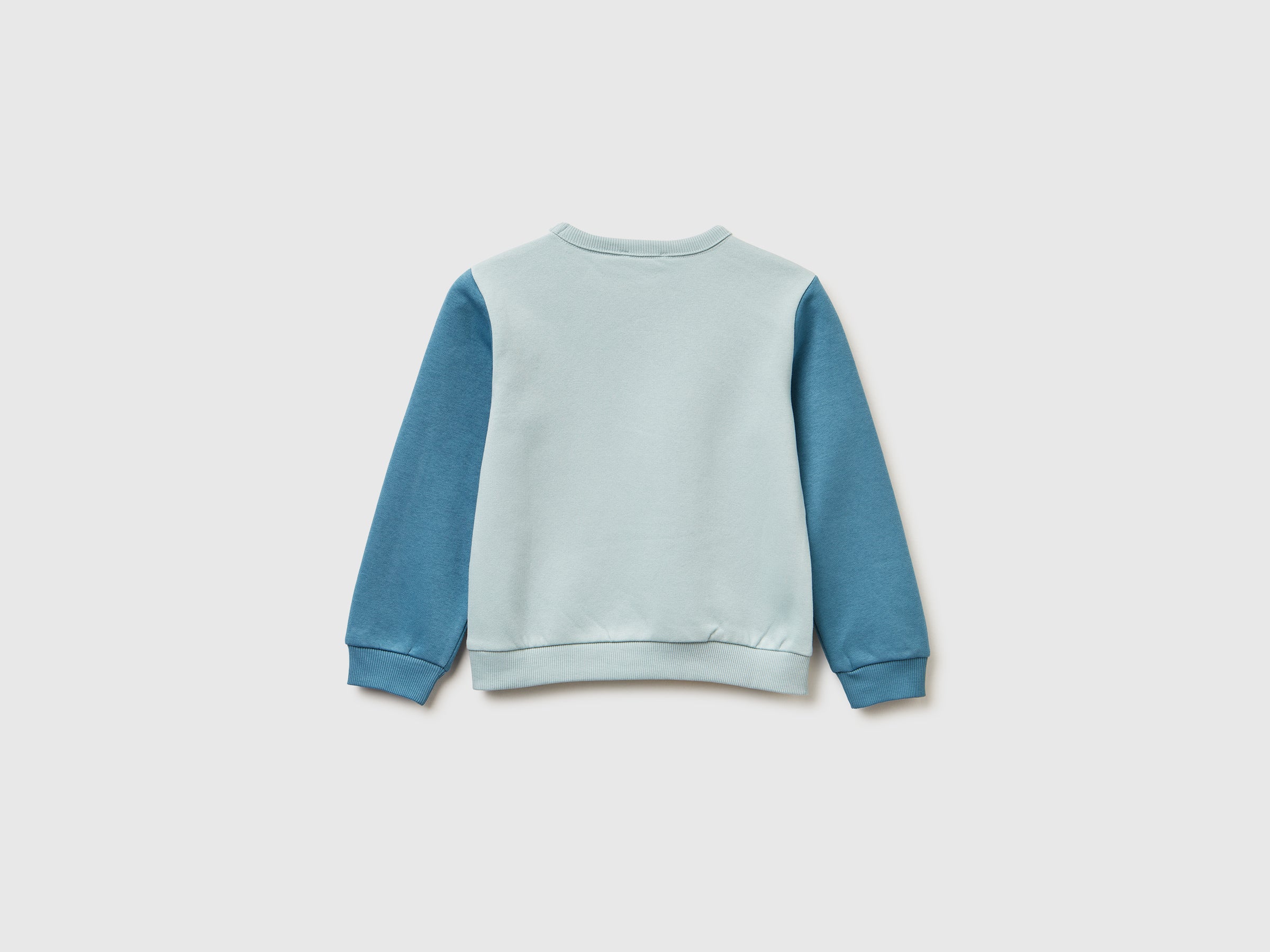 United Colors of Benetton Felpa Bimba Girocollo Cotone Glitter