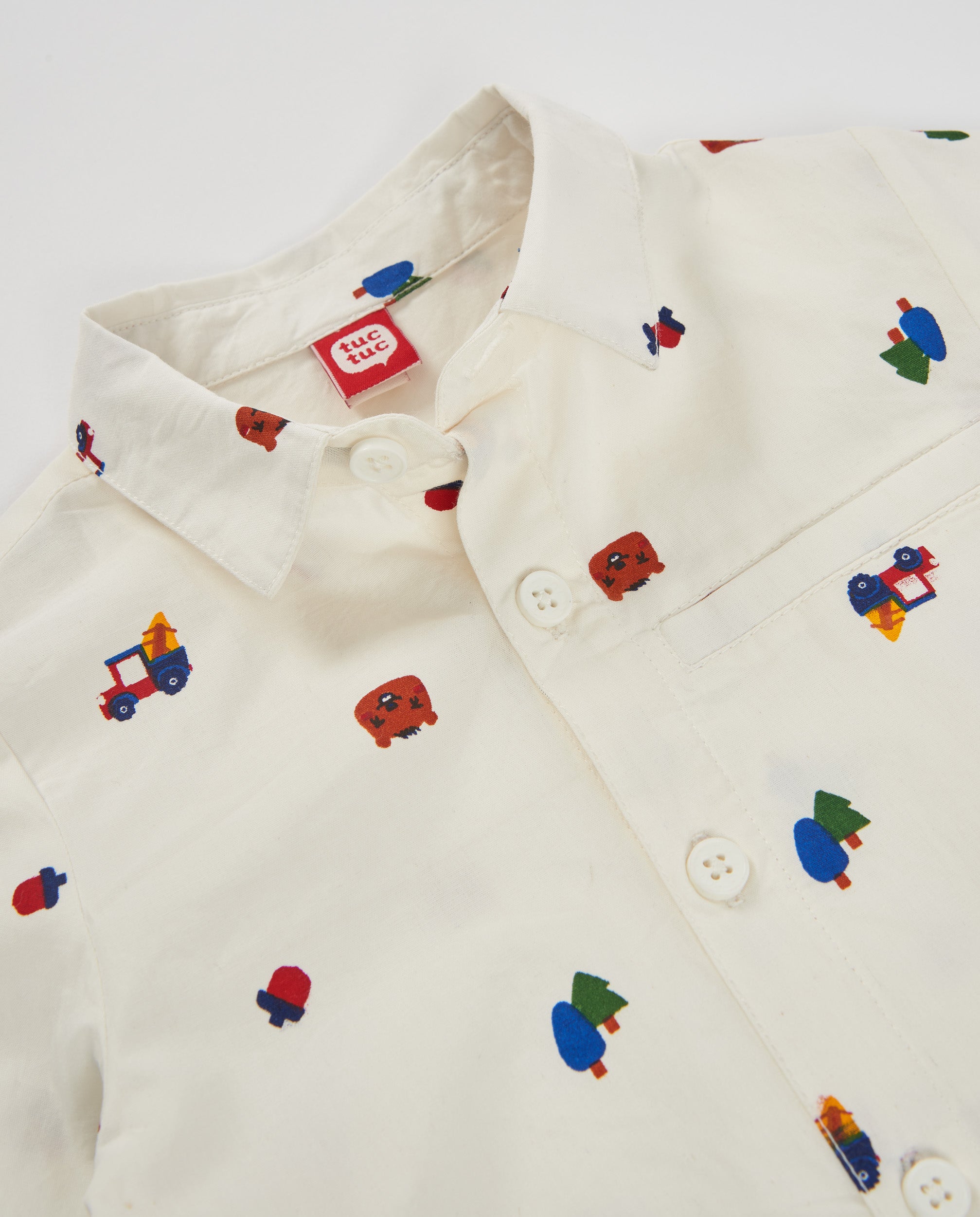 TucTuc Camicette Camicia bambino bottoni bianca