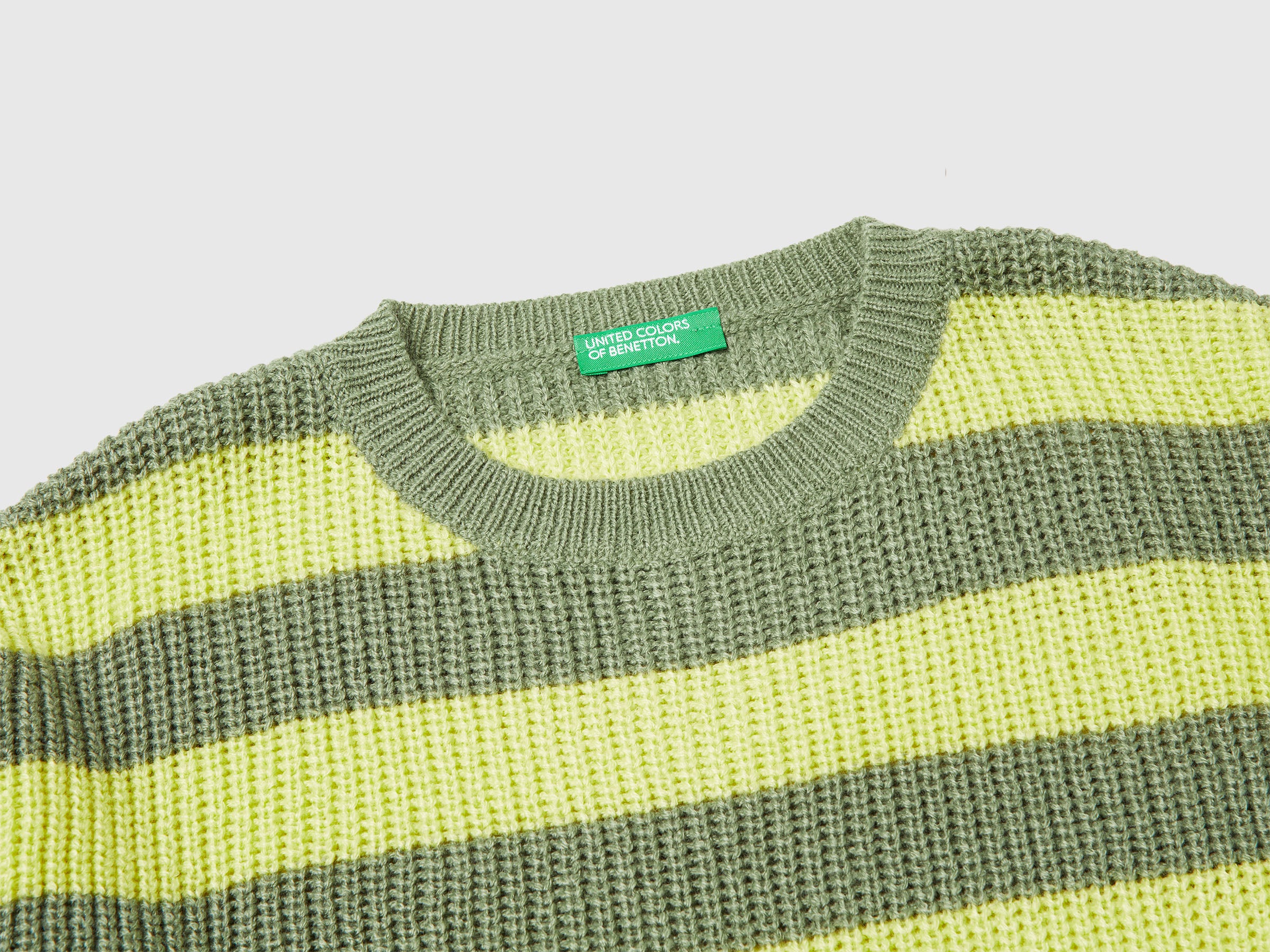 United Colors of Benetton maglione righe manica lunga easy care