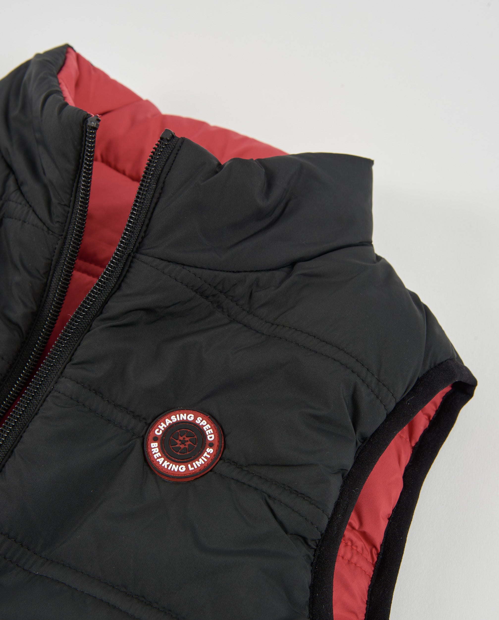 TucTuc Cappotti Gilet Bambino Reversibile Nero 3A smanicato